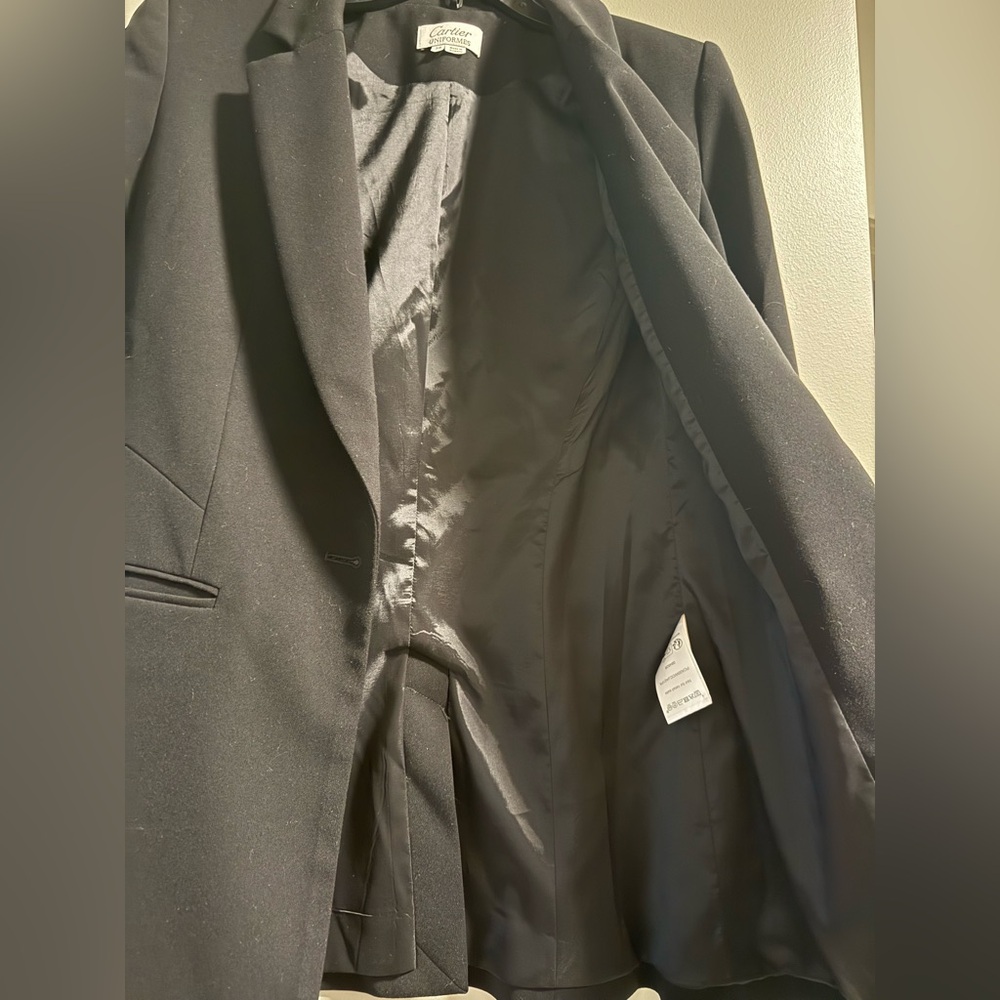 Cartier Uniformes Black Single-Button Blazer Size 36 - Picture 3 of 5